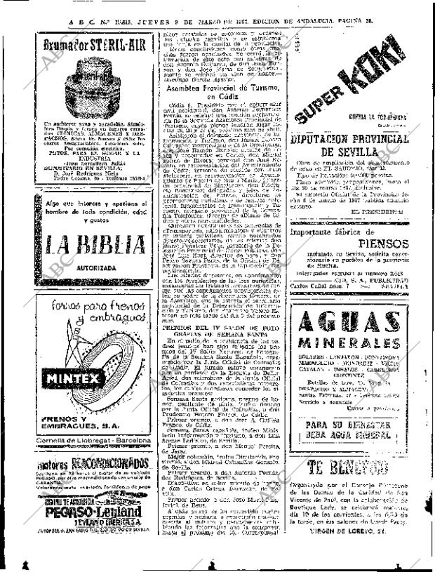 ABC SEVILLA 09-03-1967 página 38