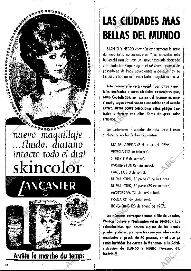 BLANCO Y NEGRO MADRID 11-03-1967 página 46