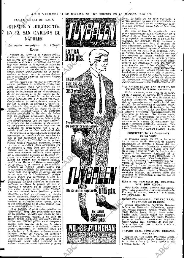 ABC MADRID 17-03-1967 página 120