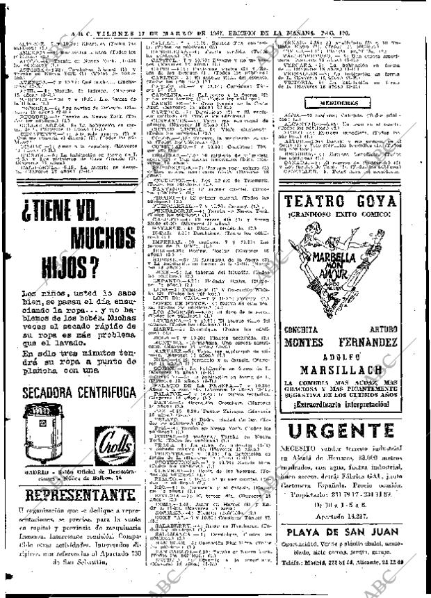 ABC MADRID 17-03-1967 página 126