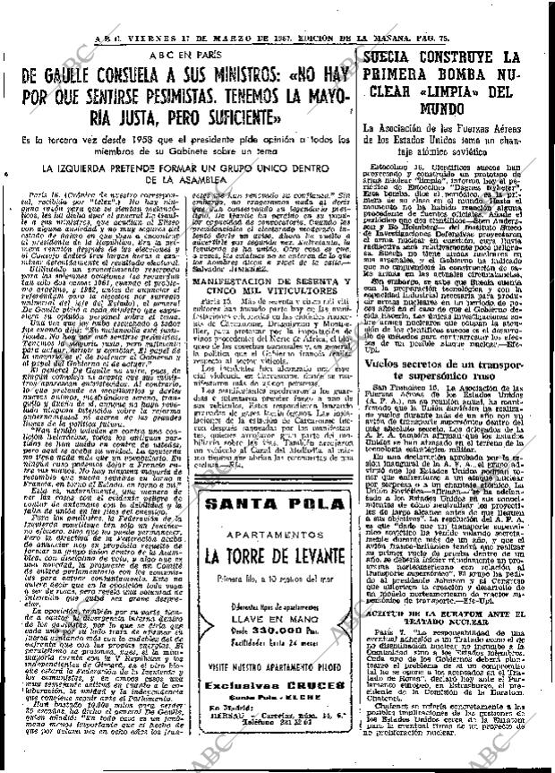 ABC MADRID 17-03-1967 página 75
