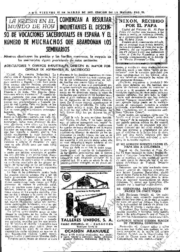 ABC MADRID 17-03-1967 página 79