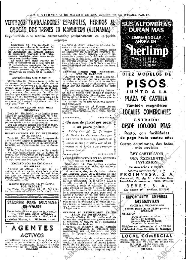 ABC MADRID 17-03-1967 página 81