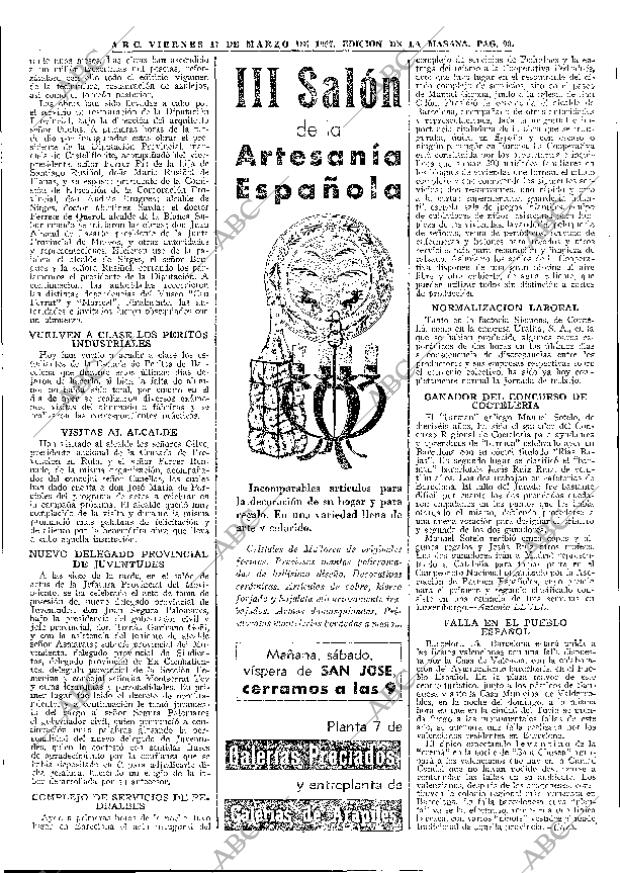 ABC MADRID 17-03-1967 página 90