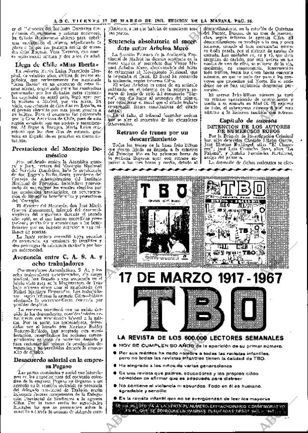 ABC MADRID 17-03-1967 página 95