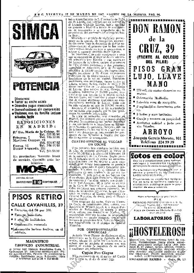 ABC MADRID 17-03-1967 página 96