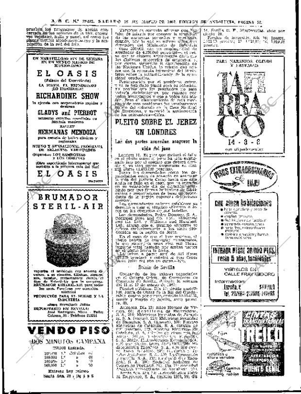 ABC SEVILLA 18-03-1967 página 56