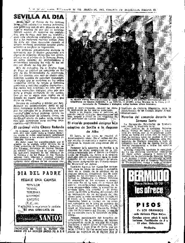 ABC SEVILLA 18-03-1967 página 63