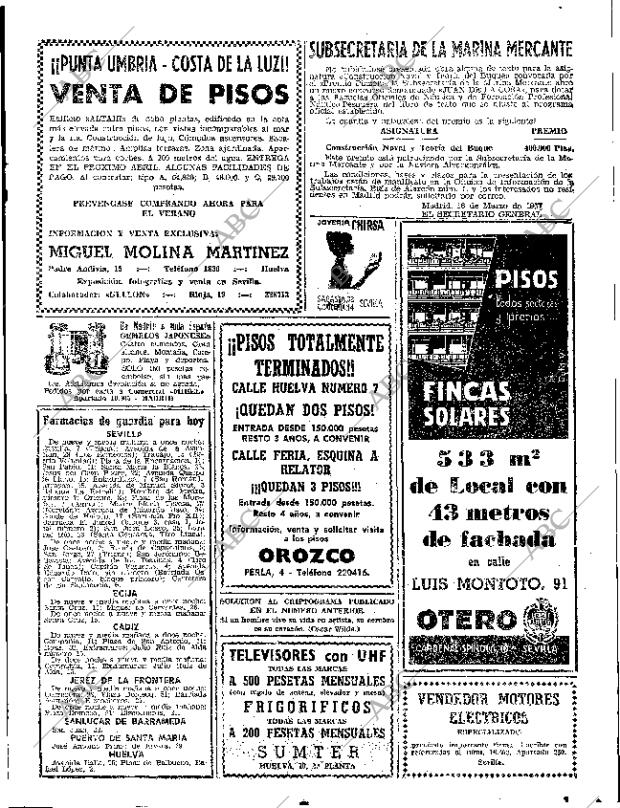 ABC SEVILLA 18-03-1967 página 75