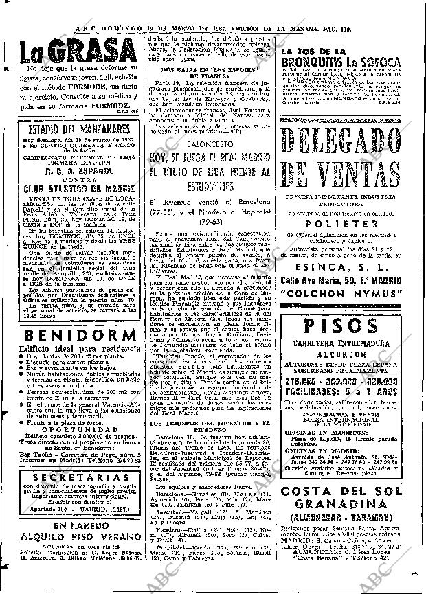 ABC MADRID 19-03-1967 página 110