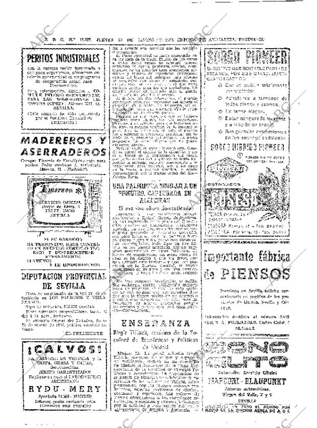 ABC SEVILLA 23-03-1967 página 28