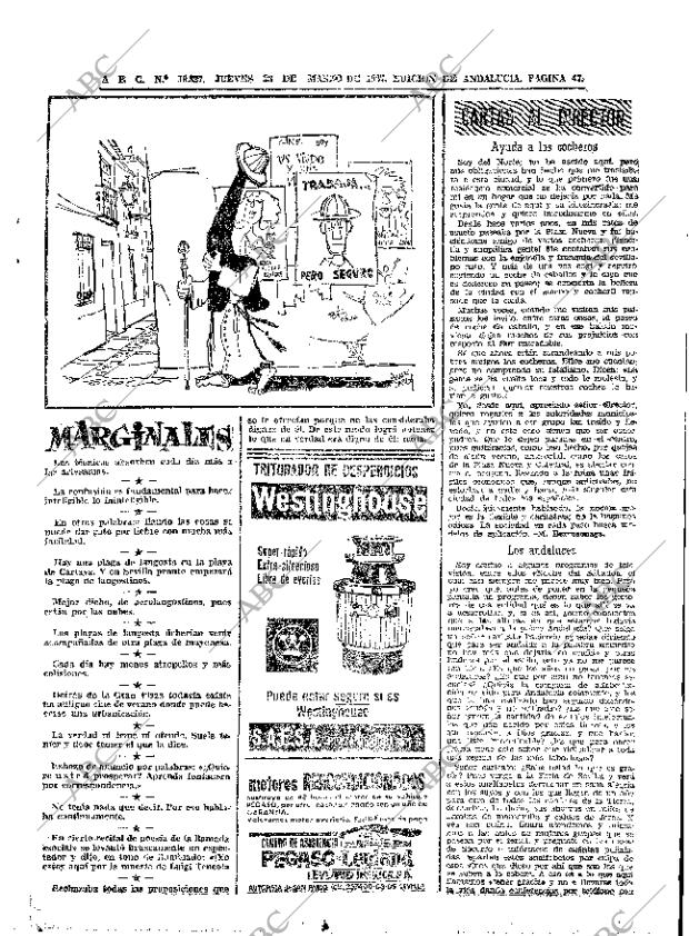 ABC SEVILLA 23-03-1967 página 47