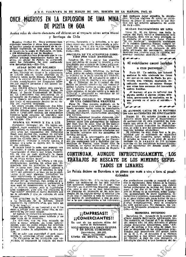 ABC MADRID 24-03-1967 página 43