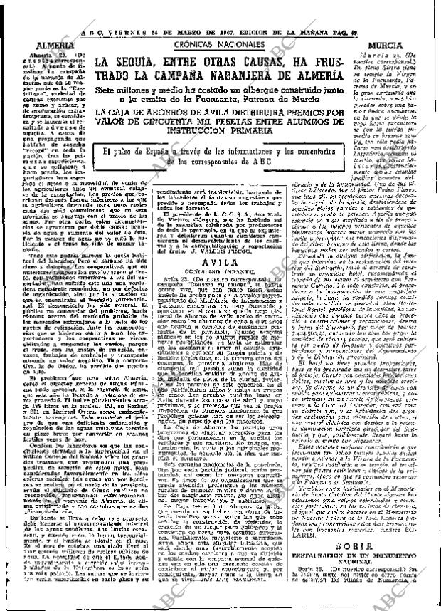 ABC MADRID 24-03-1967 página 49