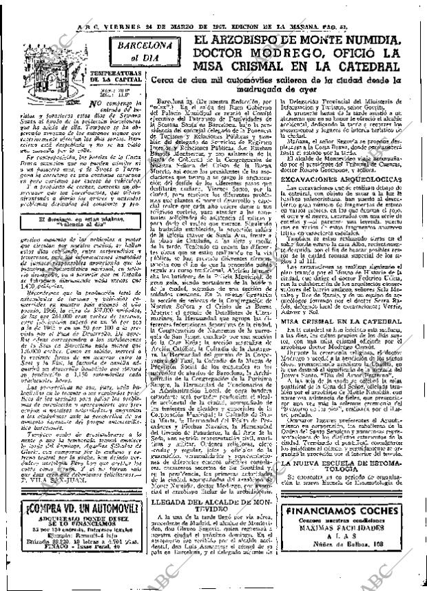 ABC MADRID 24-03-1967 página 51