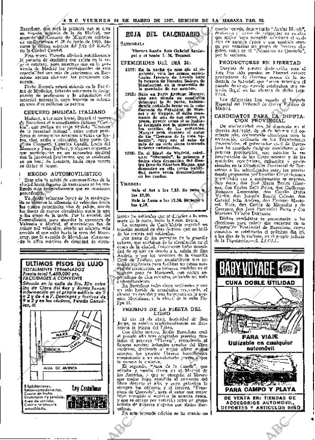 ABC MADRID 24-03-1967 página 52