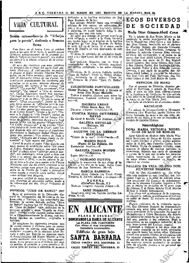 ABC MADRID 24-03-1967 página 55