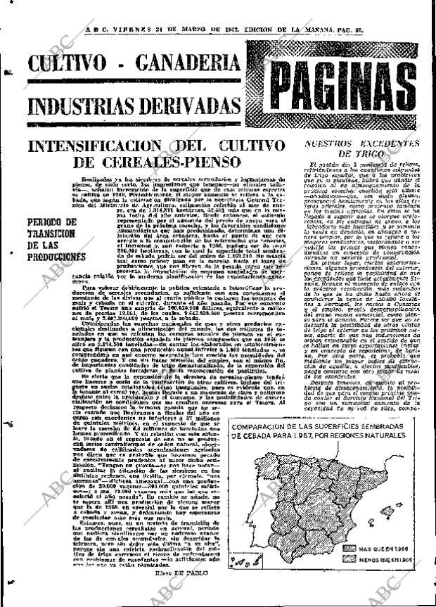 ABC MADRID 24-03-1967 página 56