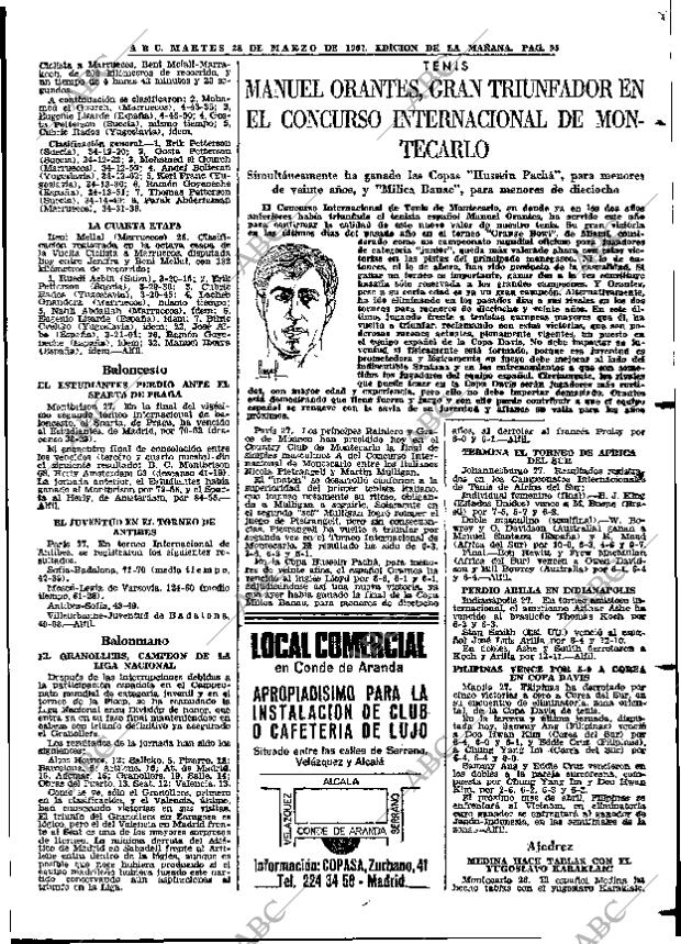 ABC MADRID 28-03-1967 página 95