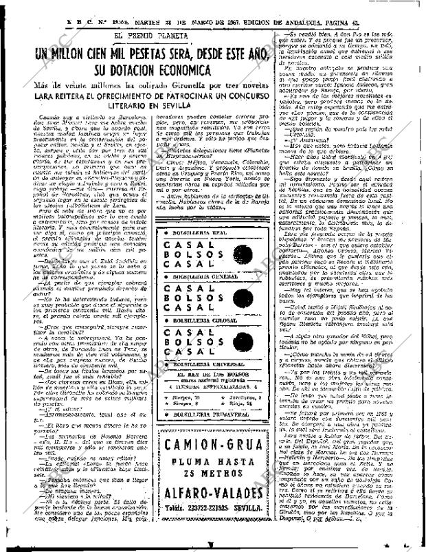 ABC SEVILLA 28-03-1967 página 45