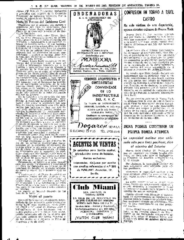 ABC SEVILLA 28-03-1967 página 50