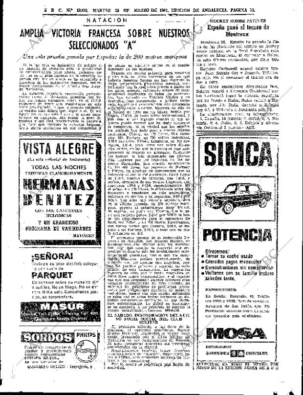 ABC SEVILLA 28-03-1967 página 73
