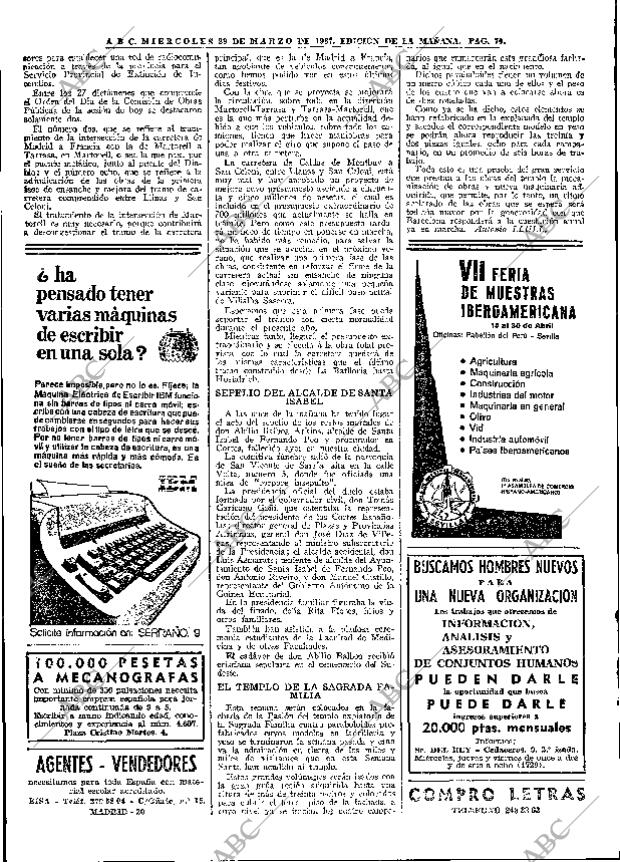 ABC MADRID 29-03-1967 página 70