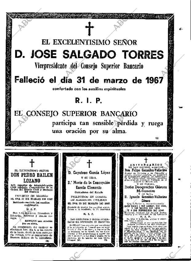 ABC MADRID 01-04-1967 página 109