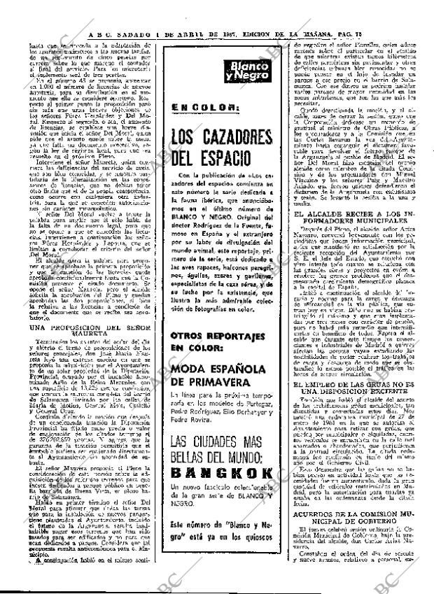ABC MADRID 01-04-1967 página 72