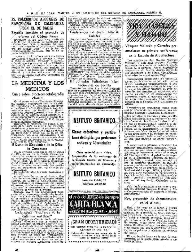 ABC SEVILLA 04-04-1967 página 36