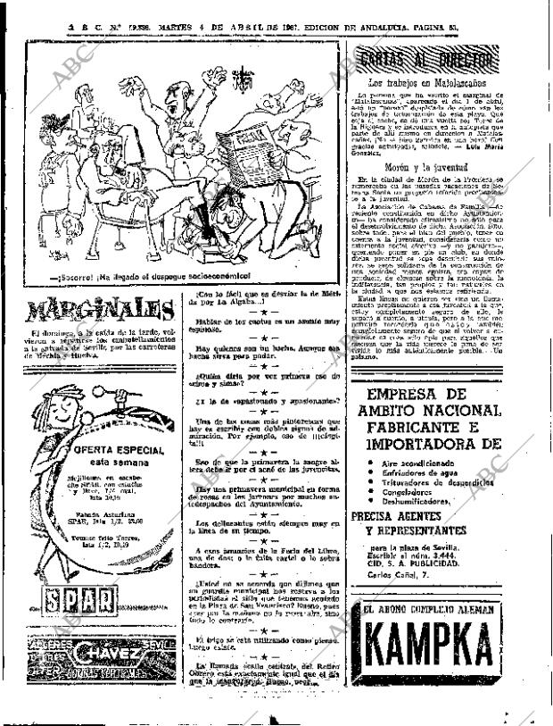 ABC SEVILLA 04-04-1967 página 53