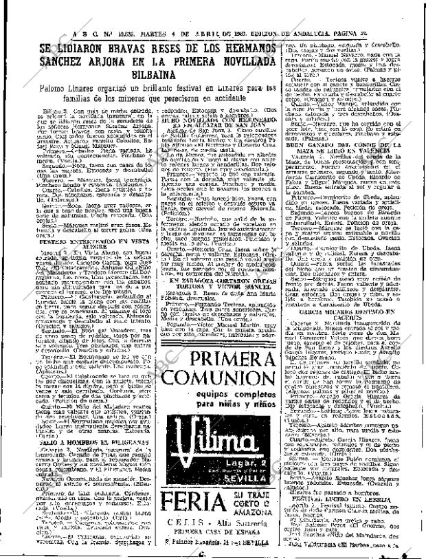 ABC SEVILLA 04-04-1967 página 57