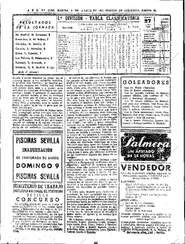 ABC SEVILLA 04-04-1967 página 62