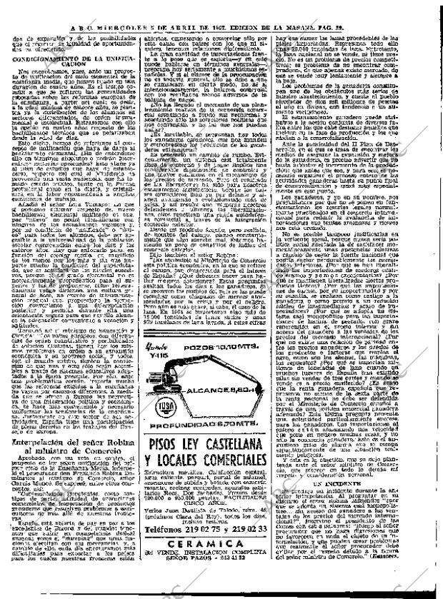 ABC MADRID 05-04-1967 página 39