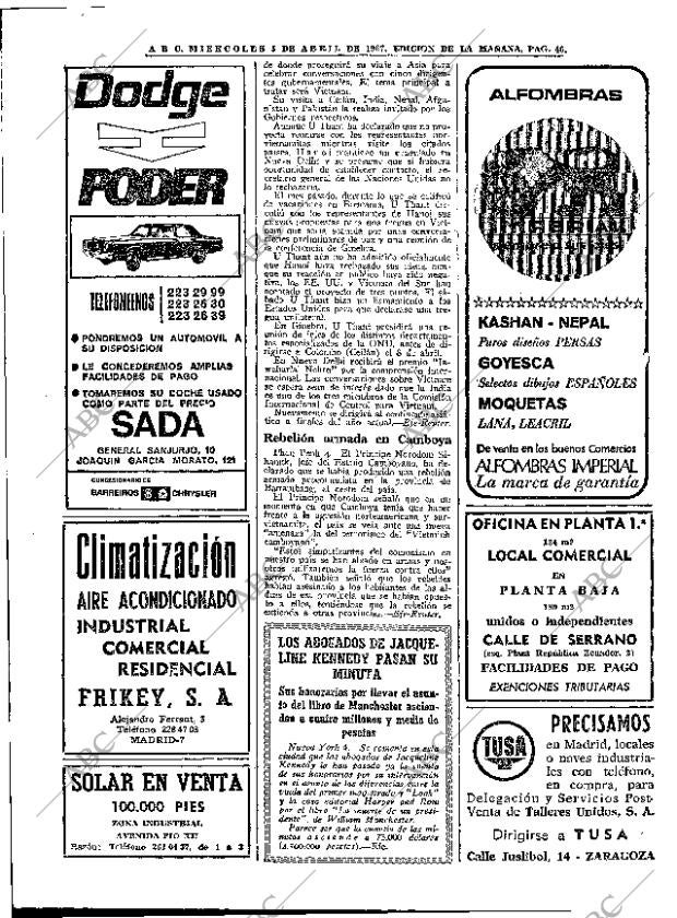 ABC MADRID 05-04-1967 página 46