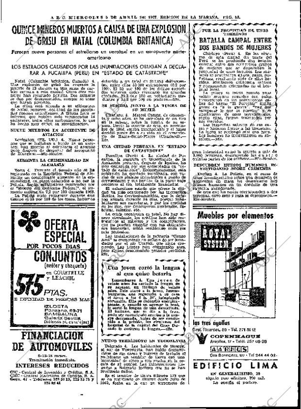 ABC MADRID 05-04-1967 página 55