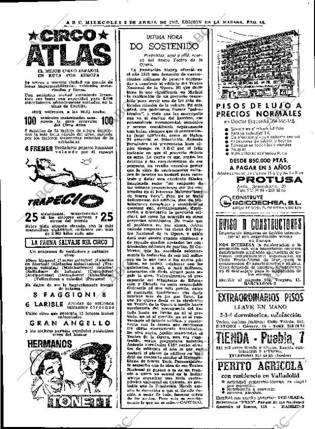 ABC MADRID 05-04-1967 página 66