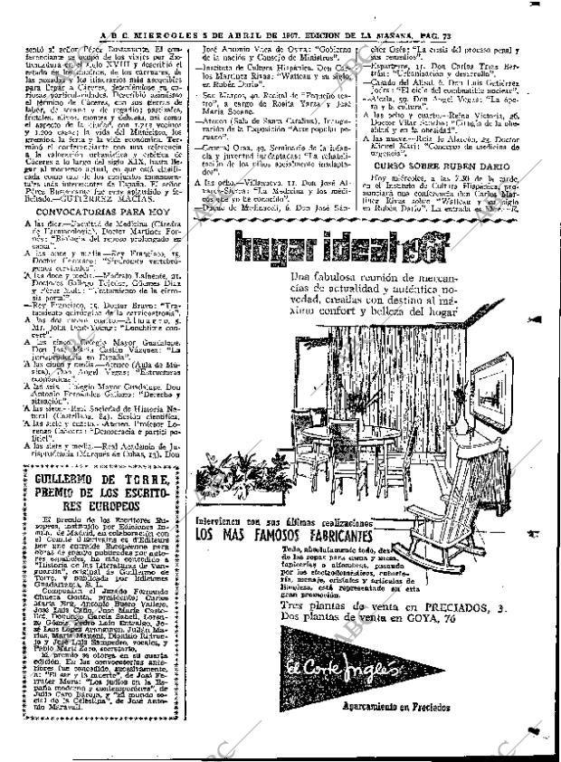 ABC MADRID 05-04-1967 página 73