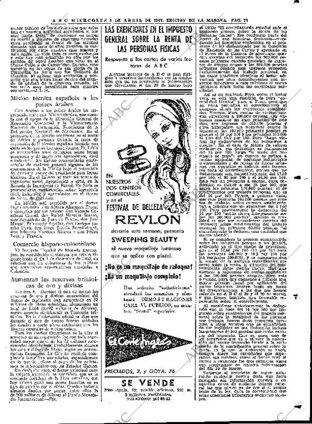 ABC MADRID 05-04-1967 página 77
