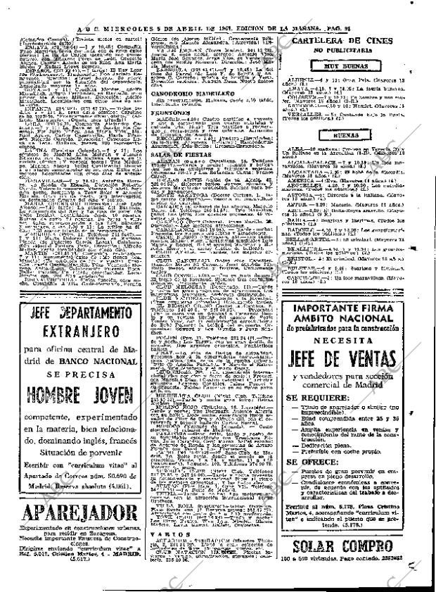 ABC MADRID 05-04-1967 página 91