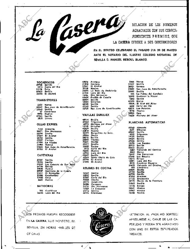 ABC SEVILLA 05-04-1967 página 16