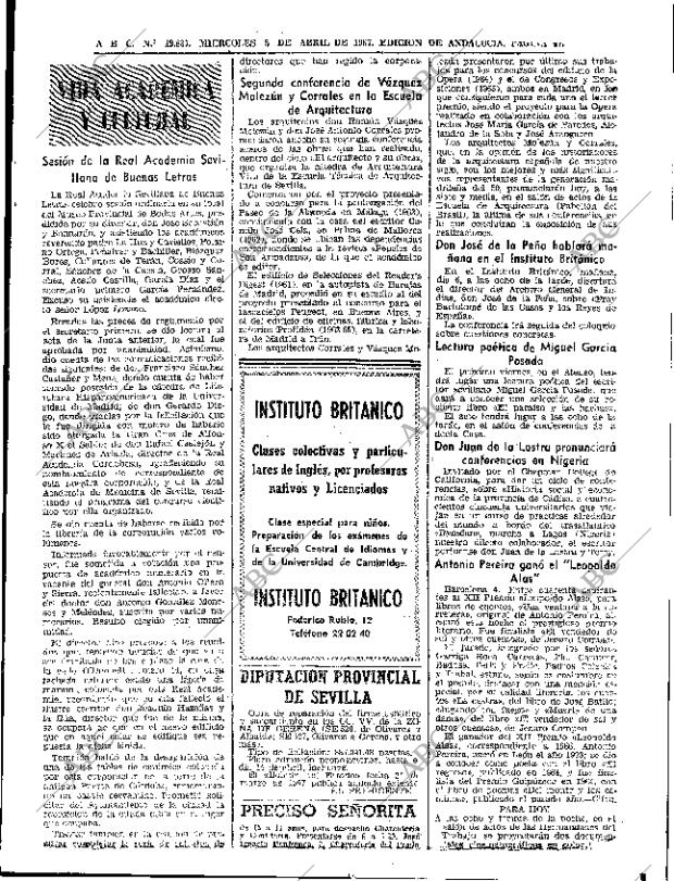 ABC SEVILLA 05-04-1967 página 47