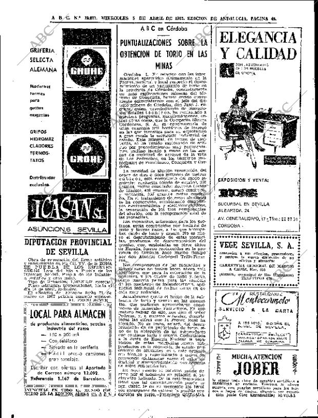 ABC SEVILLA 05-04-1967 página 48