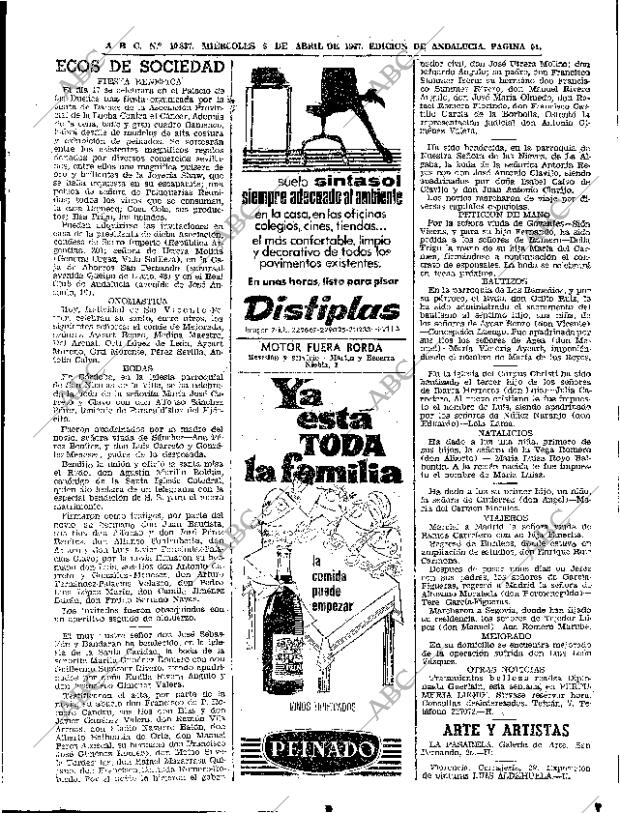 ABC SEVILLA 05-04-1967 página 51