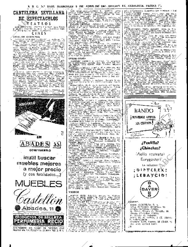 ABC SEVILLA 05-04-1967 página 82