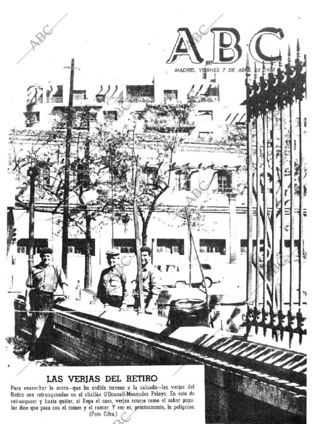 ABC MADRID 07-04-1967 página 1