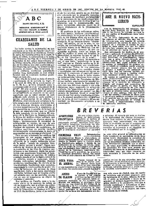 ABC MADRID 07-04-1967 página 30