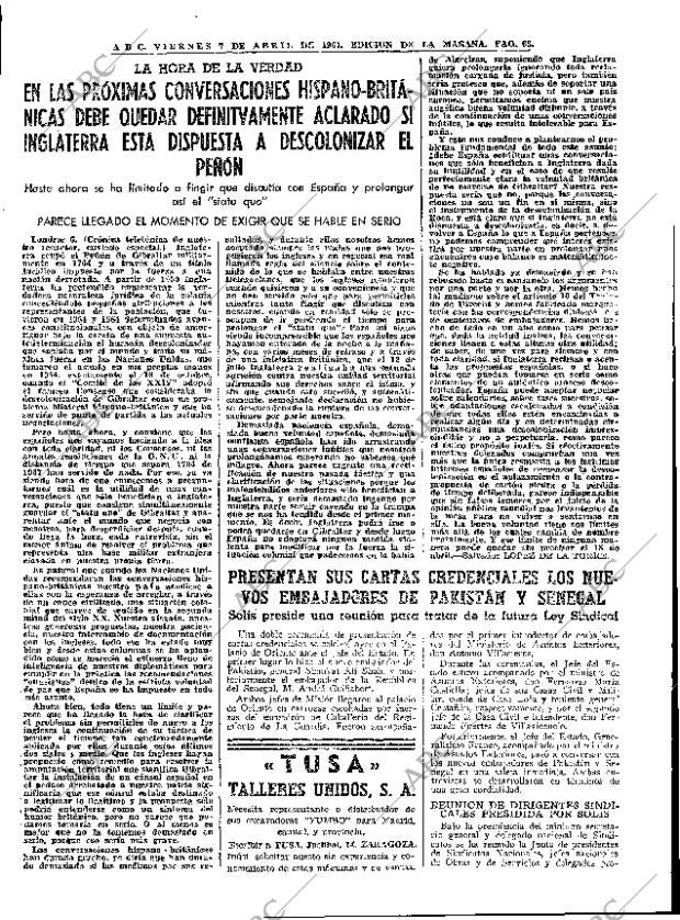 ABC MADRID 07-04-1967 página 45