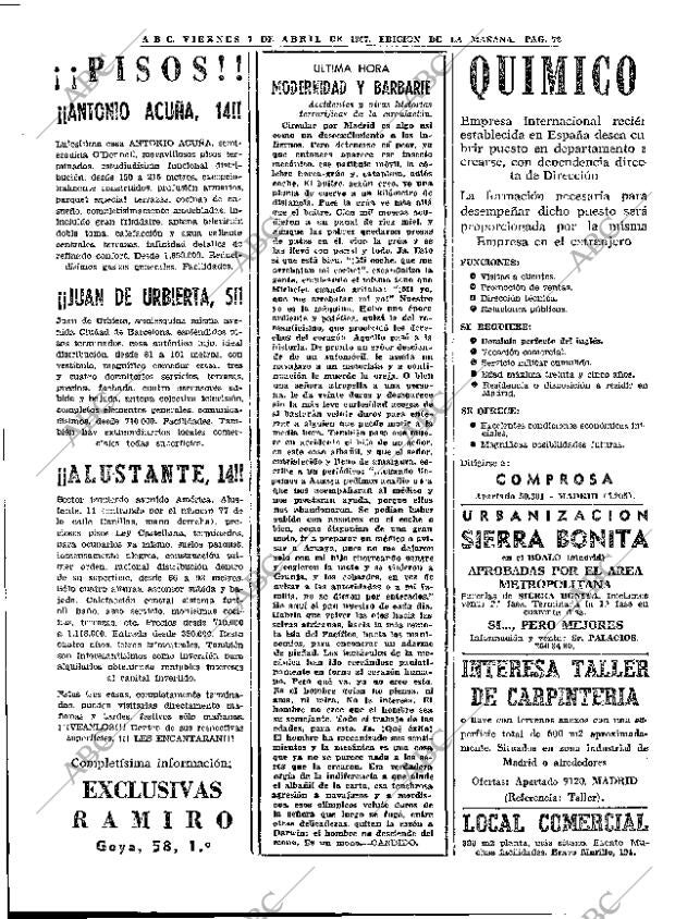 ABC MADRID 07-04-1967 página 54