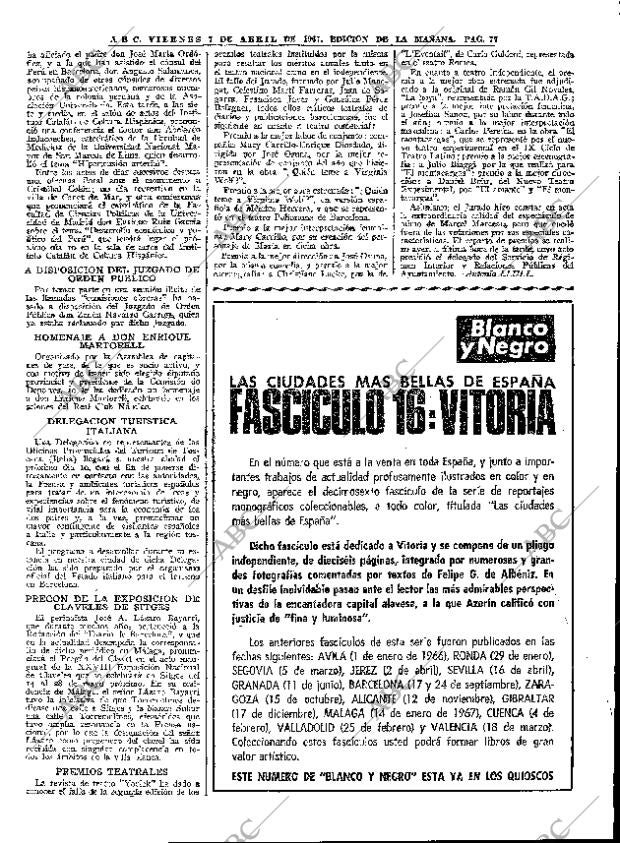 ABC MADRID 07-04-1967 página 59